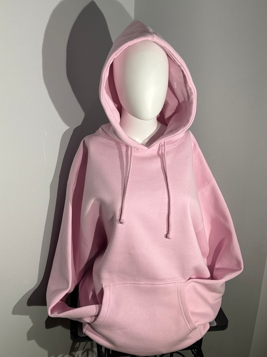 Light Pink Hooded Sweatshirt