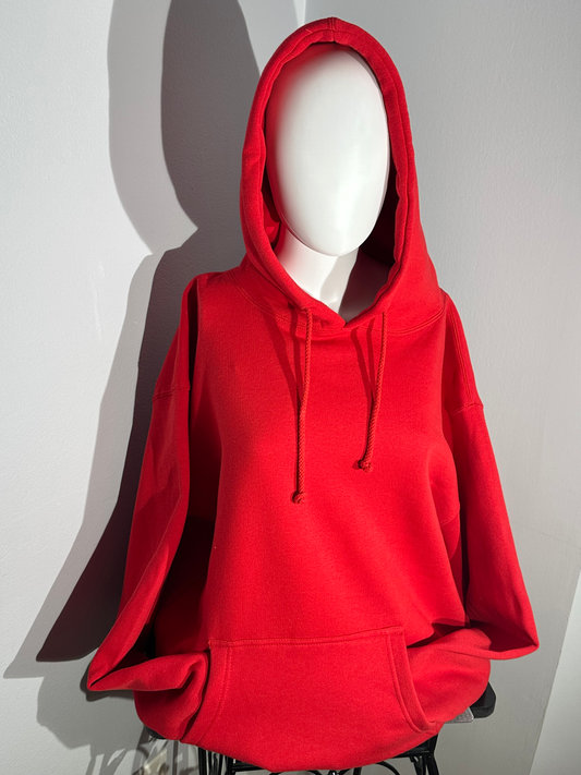 Red Hooded Sweatshirt
